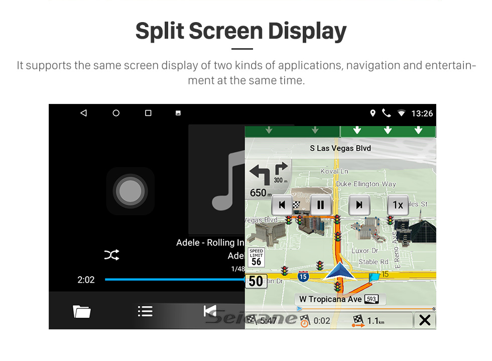 Seicane 9 pouces Android 10.0 pour 2019 TOYOTA AVANZA système de navigation GPS stéréo avec caméra de recul Bluetooth OBD2 DVR TPMS