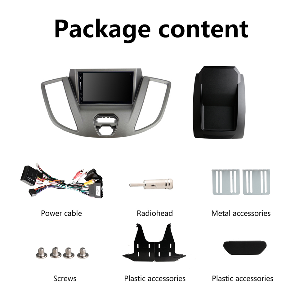 Seicane Autoradio 7 pouces TouchSceen pour 2015-2022 FDRD TRANSIT avec bluetooth carplay support caméra de recul HD TV numérique