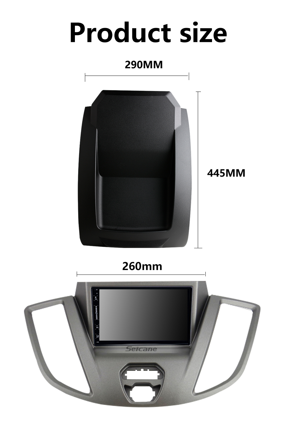 Seicane Rádio do carro TouchSceen de 7 polegadas para 2015-2022 FDRD TRANSIT com suporte bluetooth carplay câmera de backup HD TV Digital