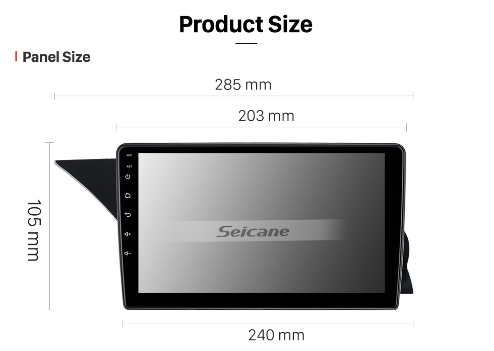 Seicane OEM 9 inch Android 10.0 For BENZ GLK CLASS X204 GLK350 GLK320 GLK280 GLK250 GLK220 GLK200 2012-2015 Radio with Bluetooth HD Touchscreen GPS Navigation System support Carplay DAB+