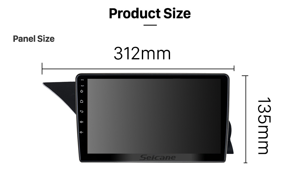 Seicane HD-Touchscreen 9 Zoll Android 12.0 für BENZ GLK-KLASSE X204 LHD 2012–2015 Radio GPS-Navigationssystem Bluetooth Carplay-Unterstützung Rückfahrkamera