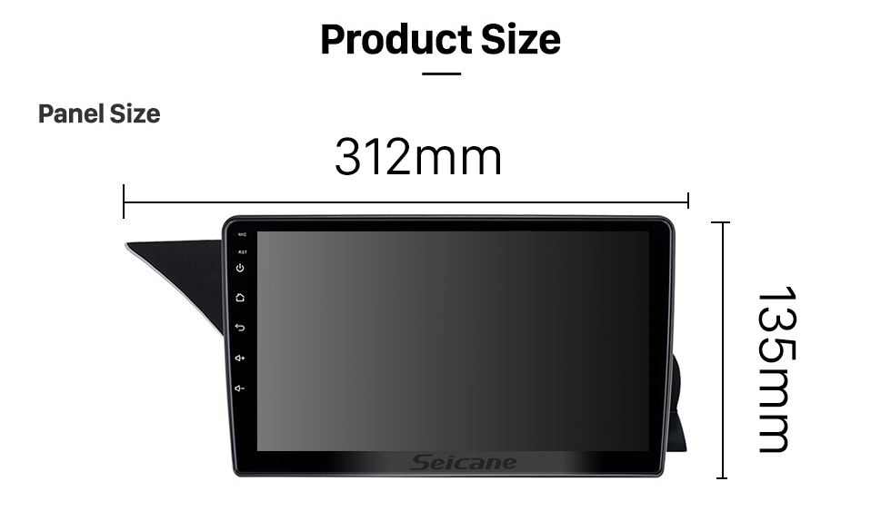 Seicane Pantalla táctil HD de 9 pulgadas Android 12.0 para BENZ GLK CLASS X204 LHD 2012-2015 Radio Sistema de navegación GPS Bluetooth Carplay compatible con cámara de respaldo