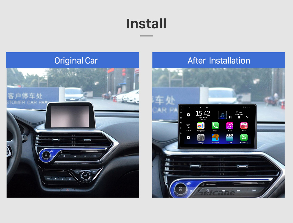 Seicane 9 pulgadas Android 14.0 para 2018 CHANAN ALSVIN sistema de navegación GPS estéreo con Bluetooth OBD2 DVR HD pantalla táctil cámara de visión trasera Seicane 9 pulgadas Android 14.0 para 2018 CHANAN ALSVIN sistema de navegación GPS estéreo con Bluetooth OBD2 DVR HD pantalla táctil cámara de visión trasera