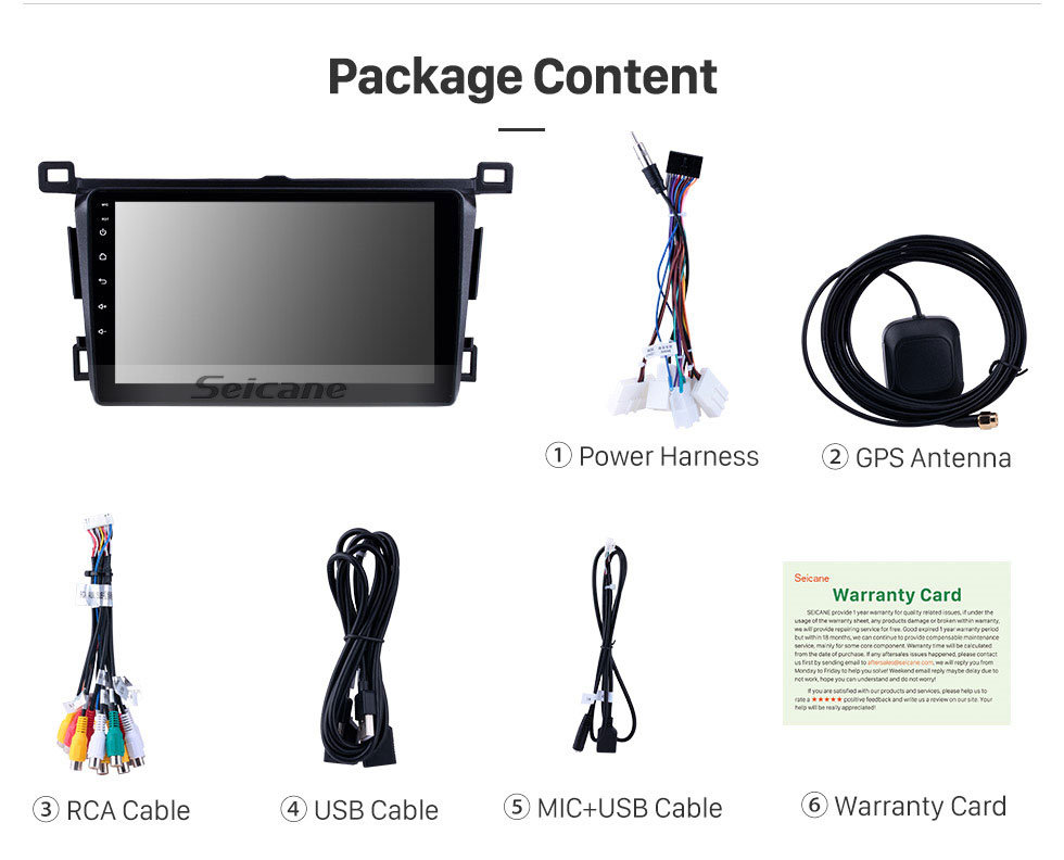 Seicane 9 inch 2013-2018 Toyota RAV4 RHD Android 9.0 Car Stereo Bluetooth GPS Navigation System support DVD Player TV Backup Camera iPod iPhone USB AUX Steering Wheel Control Seicane 9 inch 2013-2018 Toyota RAV4 RHD Android 9.0 Car Stereo Bluetooth GPS Navigation System support DVD Player TV Backup Camera iPod iPhone USB AUX Steering Wheel Control
