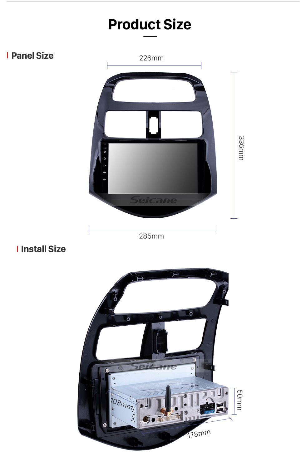 Seicane 9 inch 2011-2014 chevy Chevrolet DAEWOO Spark Beat Matiz Bluetooth Radio Android 9.0 GPS Navigation Head unit with HD Touchscreen Mirror Link FM WIFI music USB support Backup Camera TPMS Carplay SWC DVR Seicane 9 inch 2011-2014 chevy Chevrolet DAEWOO Spark Beat Matiz Bluetooth Radio Android 9.0 GPS Navigation Head unit with HD Touchscreen Mirror Link FM WIFI music USB support Backup Camera TPMS Carplay SWC DVR