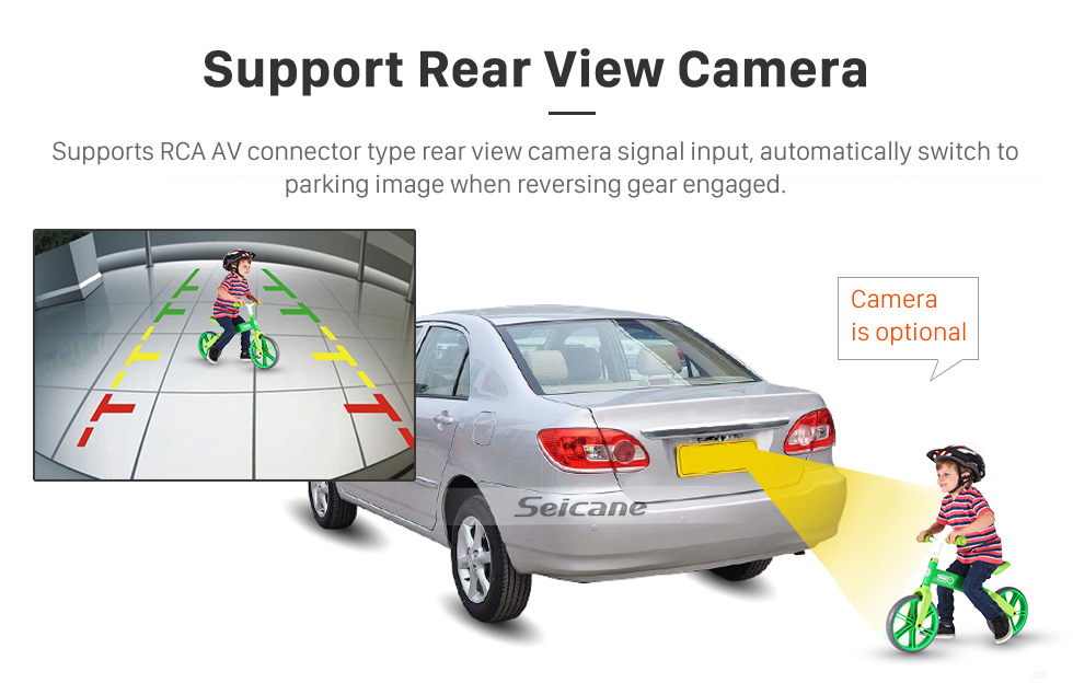 Seicane 9 pulgadas Android 10.0 para 2006 VOLKSWAGEN PASSAT B6 Sistema de navegación GPS estéreo con Bluetooth OBD2 DVR TPMS Cámara de visión trasera