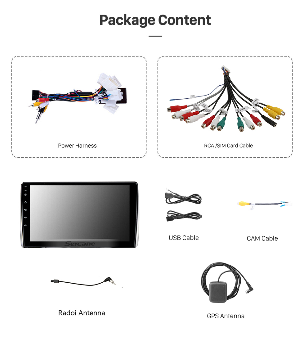 Seicane 10.1 pulgadas Android 13.0 para 2021 TOYOTA HIGHLANDER Radio de navegación GPS con Bluetooth HD Pantalla táctil Soporte WIFI TPMS DVR Carplay Cámara de vista trasera DAB + Seicane 10.1 pulgadas Android 13.0 para 2021 TOYOTA HIGHLANDER Radio de navegación GPS con Bluetooth HD Pantalla táctil Soporte WIFI TPMS DVR Carplay Cámara de vista trasera DAB +