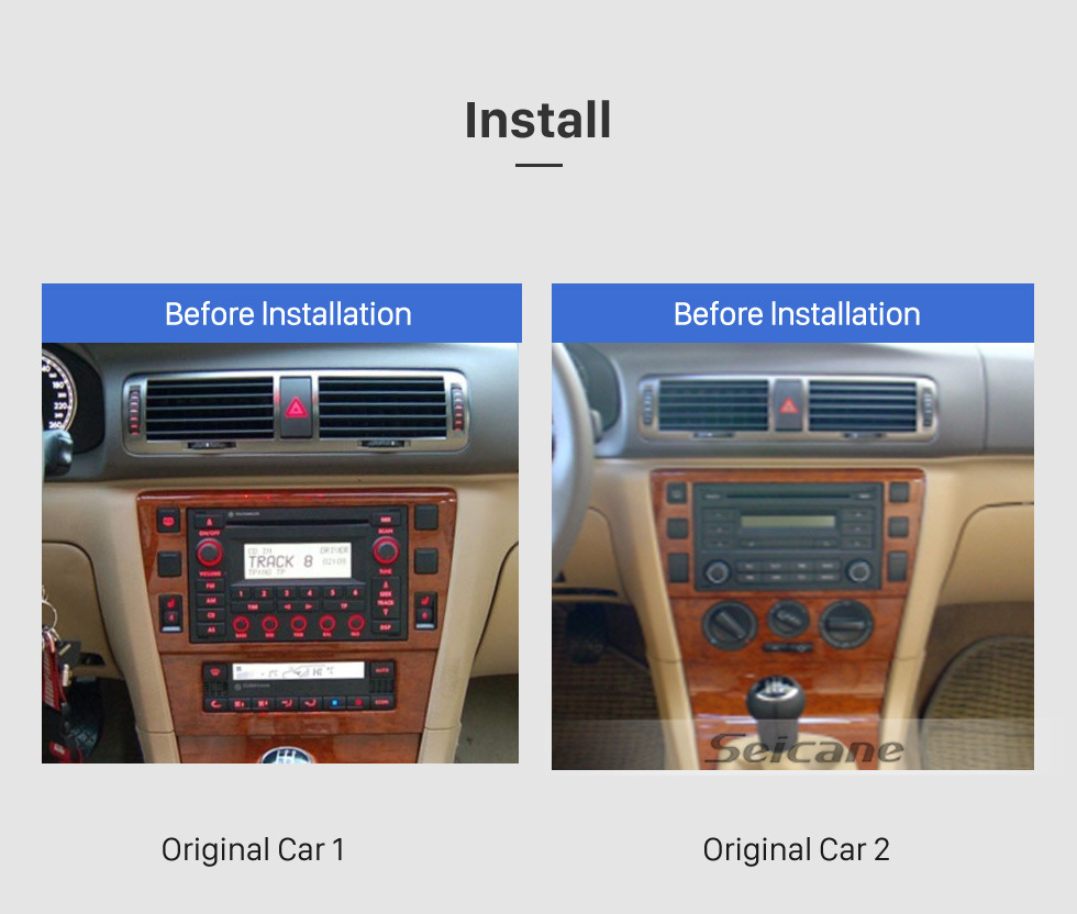 Seicane 9 pouces Android 10.0 pour 2006 VOLKSWAGEN PASSAT B6 système de navigation GPS stéréo avec caméra de recul Bluetooth OBD2 DVR TPMS Seicane 9 pouces Android 10.0 pour 2006 VOLKSWAGEN PASSAT B6 système de navigation GPS stéréo avec caméra de recul Bluetooth OBD2 DVR TPMS