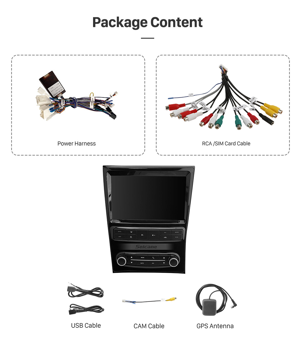 Seicane 9 pouces Android 13.0 pour 1995-2006 LEXUS IS200 IS300 GS300 / TOYOTA Altezza Système de navigation GPS stéréo avec prise en charge de écran tactile Bluetooth Caméra