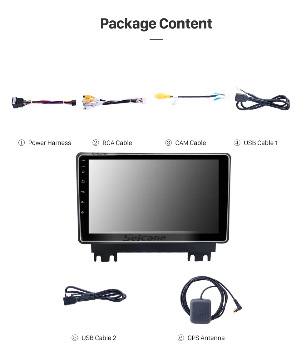 Seicane OEM Android 10.0 para 2015 FORD EDGE GPS Navegação Rádio com 9 polegadas Bluetooth HD Touchscreen suporte DVR Carplay câmera retrovisor Seicane OEM Android 10.0 para 2015 FORD EDGE GPS Navegação Rádio com 9 polegadas Bluetooth HD Touchscreen suporte DVR Carplay câmera retrovisor