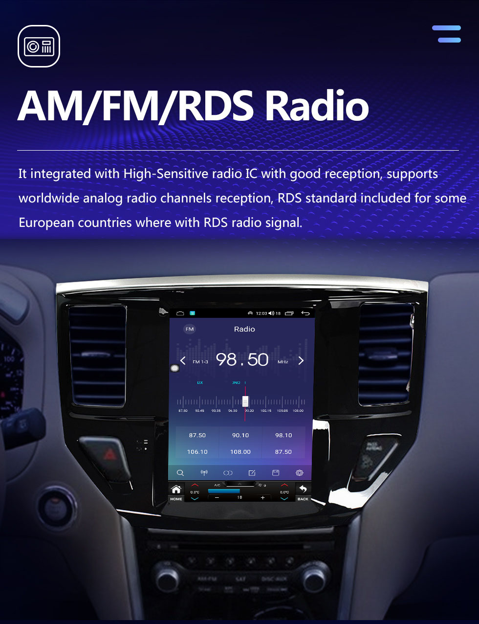 Seicane 9,7-дюймовый Android 10.0 Tesla Radio для 2013 NISSAN Pathfinder Bluetooth WIFI HD с сенсорным экраном GPS-навигация Carplay Android auto