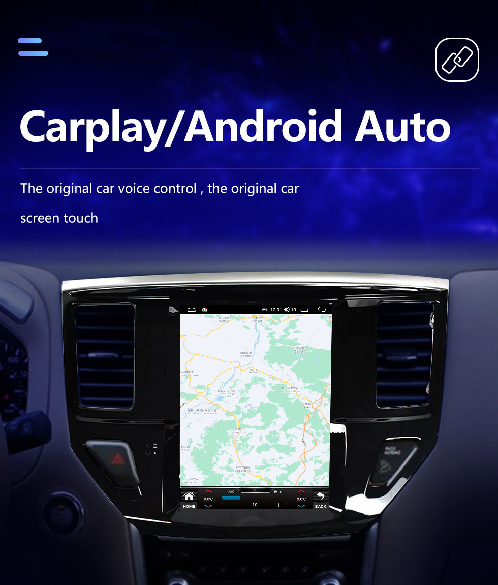 Seicane 9,7-дюймовый Android 10.0 Tesla Radio для 2013 NISSAN Pathfinder Bluetooth WIFI HD с сенсорным экраном GPS-навигация Carplay Android auto