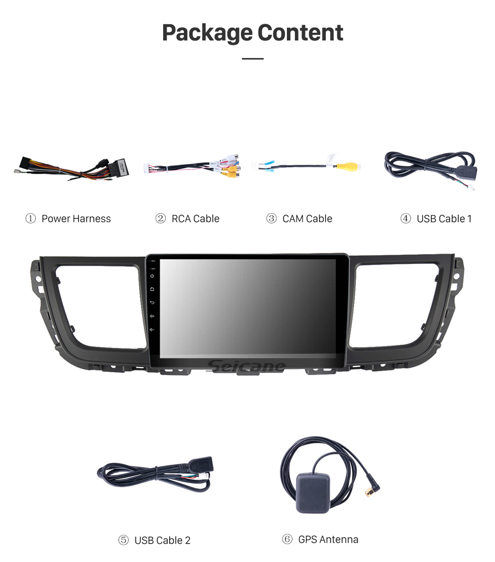 Seicane 9 pulgadas Android 10.0 para 2006 VOLKSWAGEN PASSAT B6 Sistema de navegación GPS estéreo con Bluetooth OBD2 DVR TPMS Cámara de visión trasera