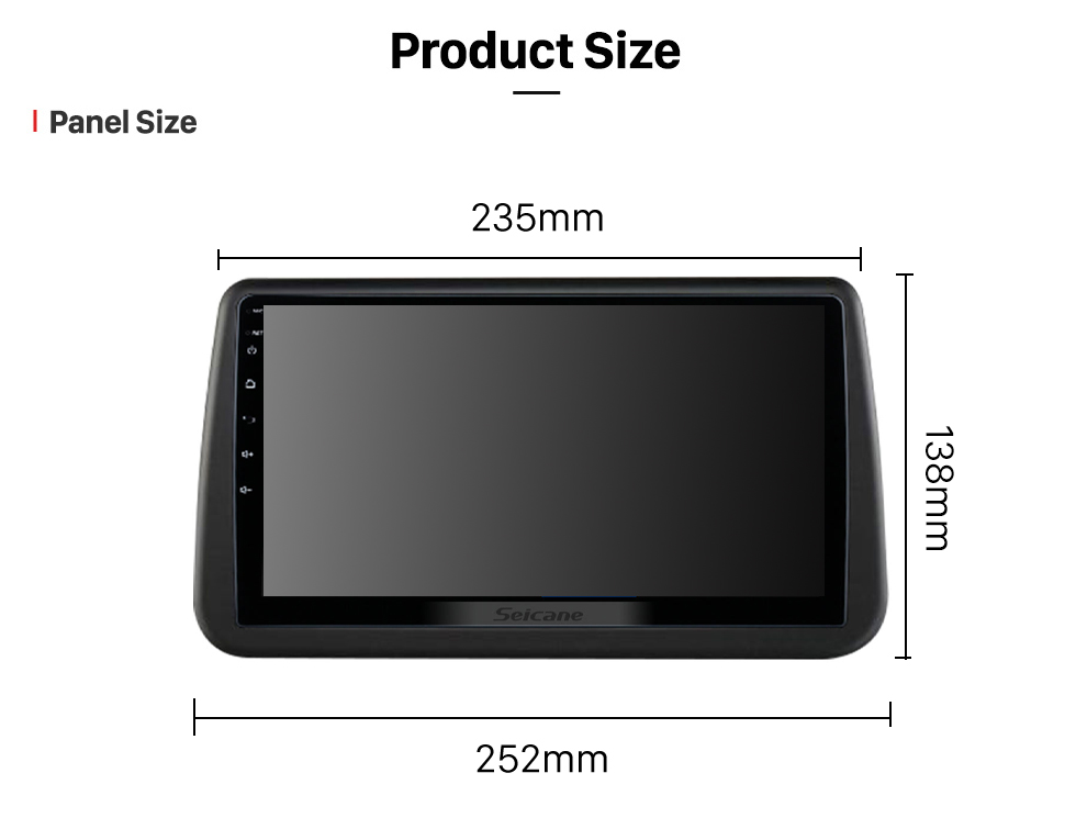 Seicane 9 inch Android 12.0 for 2010-2014 OPEL MERIVA Stereo GPS navigation system with Bluetooth Touch Screen support Rearview Camera