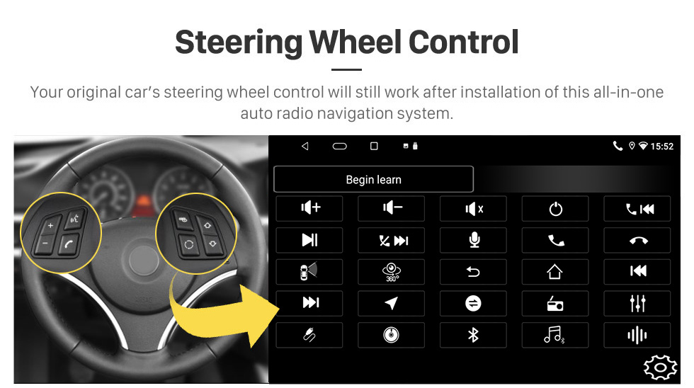 Seicane OEM 9 pulgadas Android 10.0 para 2015 CHERY ARRIZO M7 Radio Sistema de navegación GPS con pantalla táctil HD Soporte Bluetooth Carplay OBD2 DVR TPMS