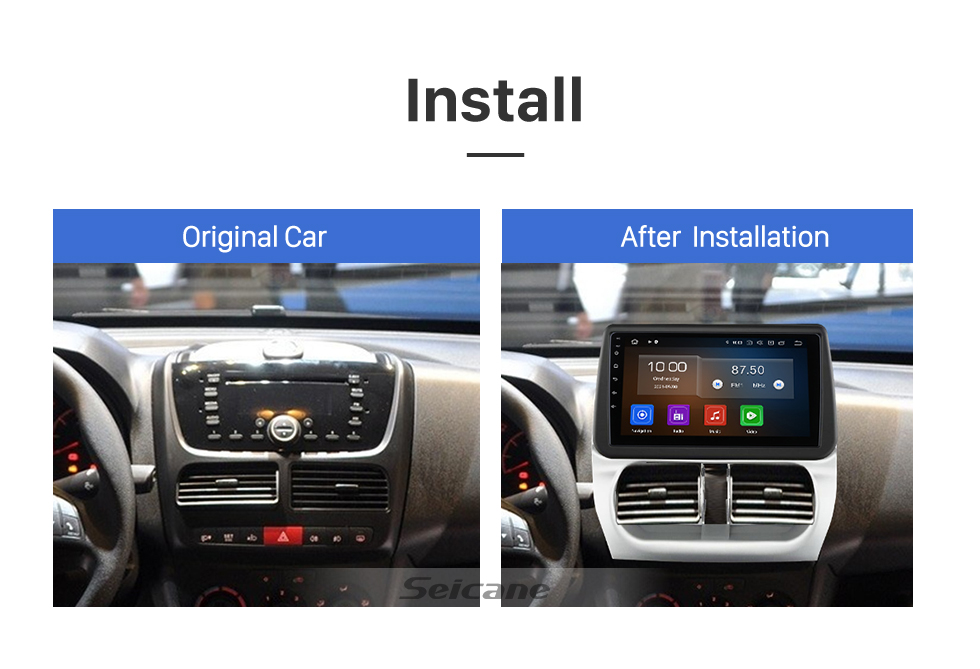 Seicane Carplay 9 pulgadas HD Pantalla táctil Android 12.0 para 2020 ISUZU D MAX Navegación GPS Android Auto Unidad principal Soporte DAB + OBDII WiFi Control del volante