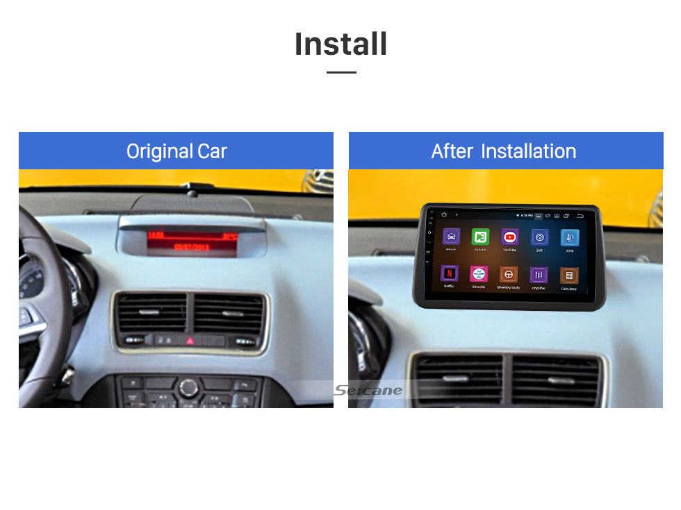 Seicane Carplay 10,1 Zoll HD Touchscreen Android 12.0 für 2019 NISSAN SUNNY LHD GPS Navigation Android Auto Head Unit Unterstützung DAB+ OBDII WiFi Lenkradsteuerung