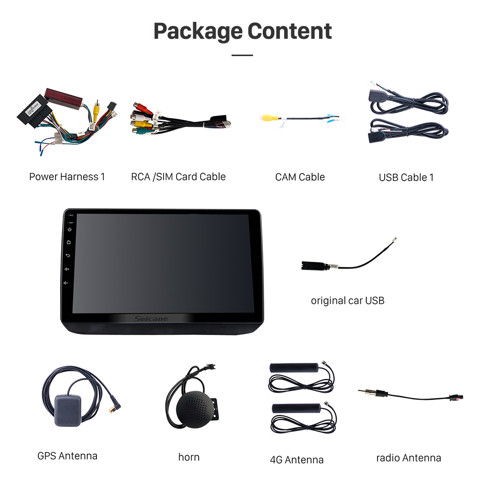 Seicane 9 pulgadas Android 13,0 para 2015 jeep grand Cherokee sistema de navegación GPS estéreo con Bluetooth OBD2 DVR TPMS cámara de visión trasera