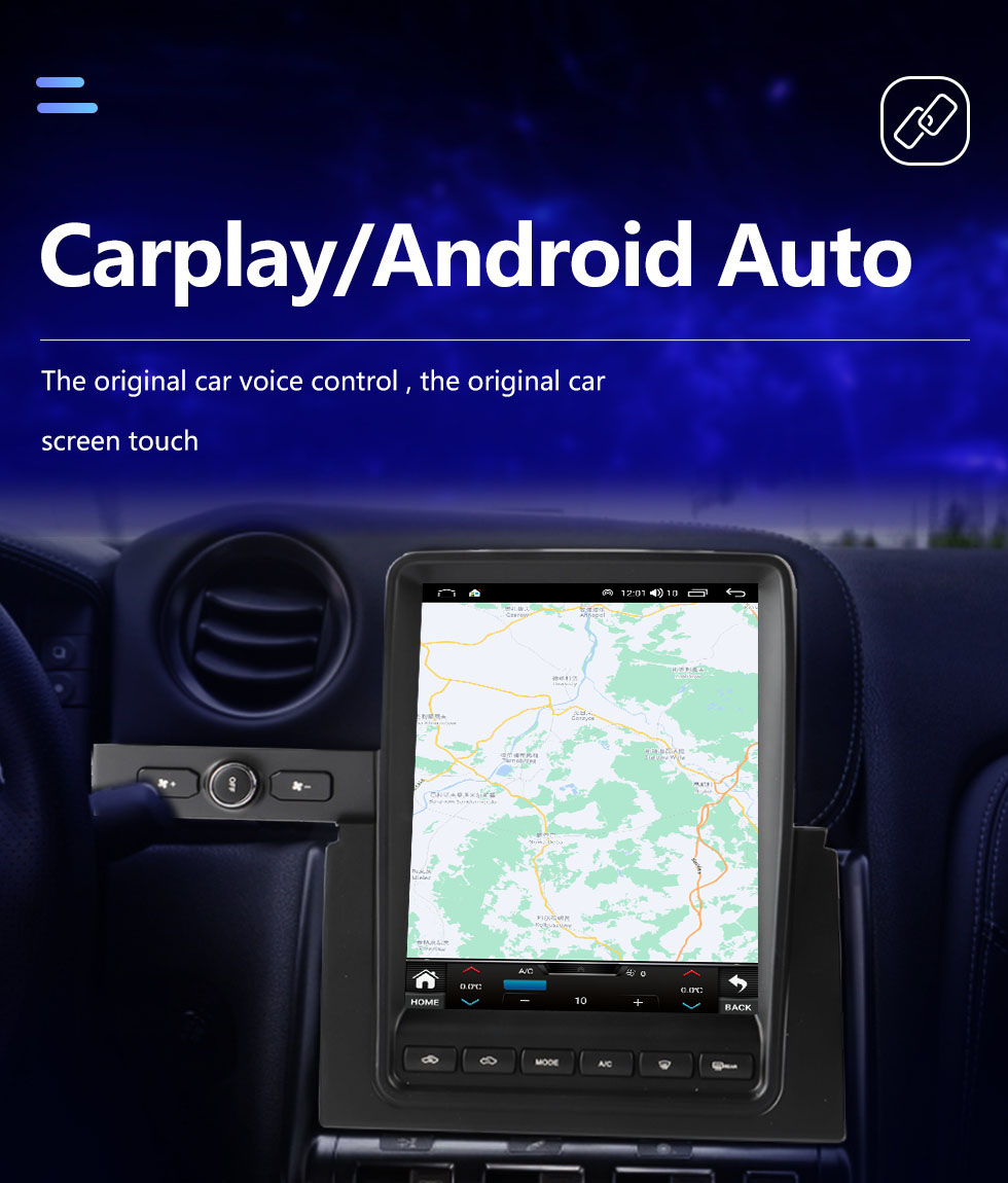 Seicane OEM 9.7 pulgadas Android 10.0 Radio para 2008-2015 Nissan GTR GT-R R35 GT-50 R50 Bluetooth WIFI HD Pantalla táctil Soporte de navegación GPS Carplay AHD cámara DAB + OBD2 Seicane OEM 9.7 pulgadas Android 10.0 Radio para 2008-2015 Nissan GTR GT-R R35 GT-50 R50 Bluetooth WIFI HD Pantalla táctil Soporte de navegación GPS Carplay AHD cámara DAB + OBD2