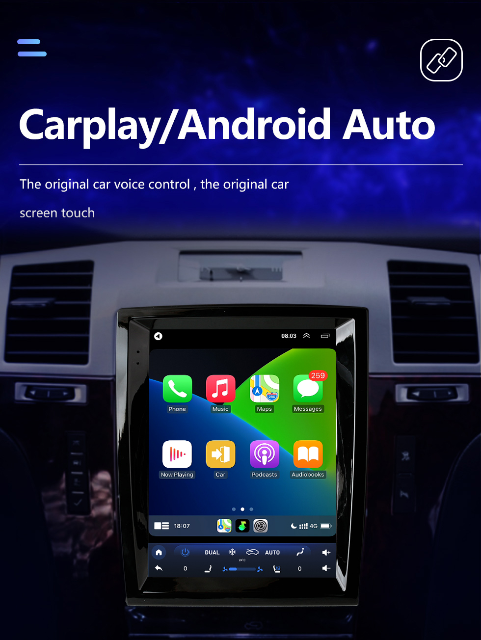 Seicane Écran Android 10.0 Telsa de 9,7 pouces pour 2003-2013 CADILLAC ESCALADE Radio Système de navigation GPS avec écran tactile Bluetooth HD Prise en charge de Carplay DSP SWC DVR DAB+ Caméra AHD Seicane Écran Android 10.0 Telsa de 9,7 pouces pour 2003-2013 CADILLAC ESCALADE Radio Système de navigation GPS avec écran tactile Bluetooth HD Prise en charge de Carplay DSP SWC DVR DAB+ Caméra AHD