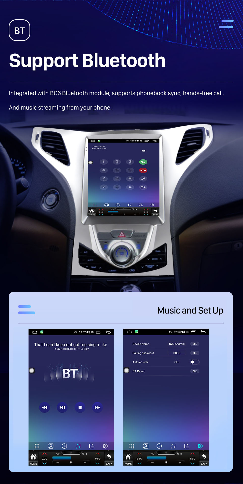 Seicane OEM 9,7 pouces Android 10.0 pour 2011-2012 HYUNDAI Azera Radio Système de navigation GPS avec écran tactile HD Bluetooth Carplay Support OBD2 DVR Seicane OEM 9,7 pouces Android 10.0 pour 2011-2012 HYUNDAI Azera Radio Système de navigation GPS avec écran tactile HD Bluetooth Carplay Support OBD2 DVR