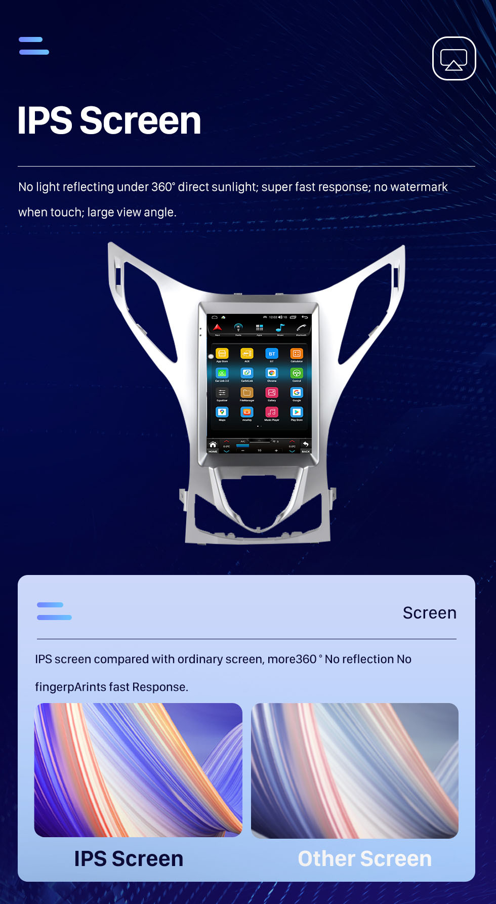 Seicane OEM 9,7 pouces Android 10.0 pour 2011-2012 HYUNDAI Azera Radio Système de navigation GPS avec écran tactile HD Bluetooth Carplay Support OBD2 DVR Seicane OEM 9,7 pouces Android 10.0 pour 2011-2012 HYUNDAI Azera Radio Système de navigation GPS avec écran tactile HD Bluetooth Carplay Support OBD2 DVR