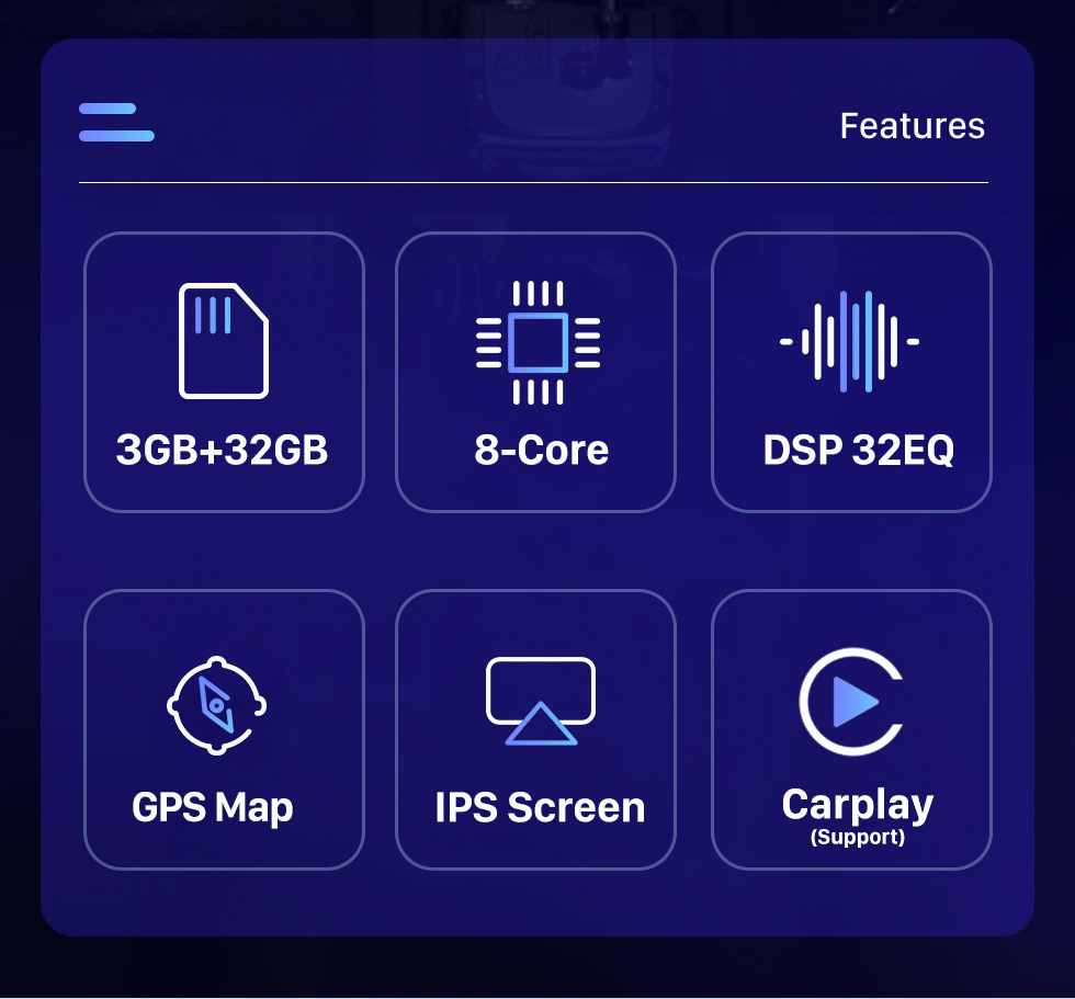 Seicane Alles in einem Android 10.0 9,7 Zoll 2008–2012 Chevrolet Epica GPS-Navigationsradio mit Touchscreen Carplay Bluetooth-Unterstützung AHD-Kamera