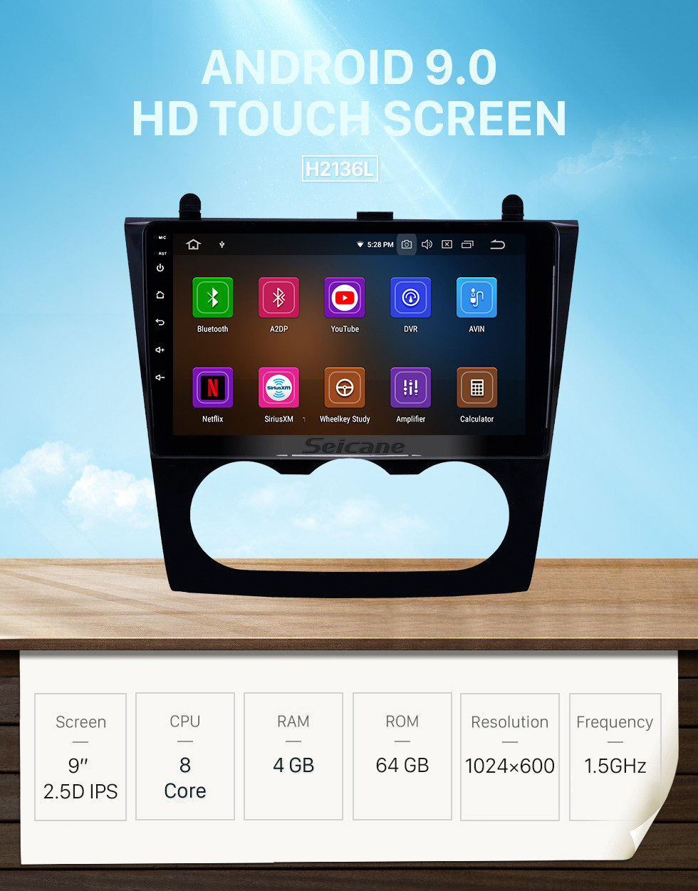 Seicane 9 inch OEM HD Touchscreen Android 9.0 GPS Navi Radio for 2008-2012 Nissan Teana Altima Manual A/C Head unit USB Bluetooth 4G WIFI Mirror Link SWC DVR Seicane 9 inch OEM HD Touchscreen Android 9.0 GPS Navi Radio for 2008-2012 Nissan Teana Altima Manual A/C Head unit USB Bluetooth 4G WIFI Mirror Link SWC DVR