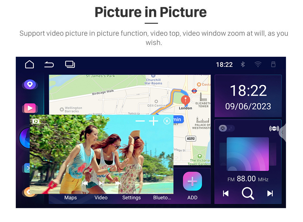 Seicane Radio à écran tactile Android 13.0 pour 2010-2016 2017 2018 Toyota Hiace avec prise en charge Carplay Bluetooth intégrée Commande au volant Caméra AHD Seicane Radio à écran tactile Android 13.0 pour 2010-2016 2017 2018 Toyota Hiace avec prise en charge Carplay Bluetooth intégrée Commande au volant Caméra AHD