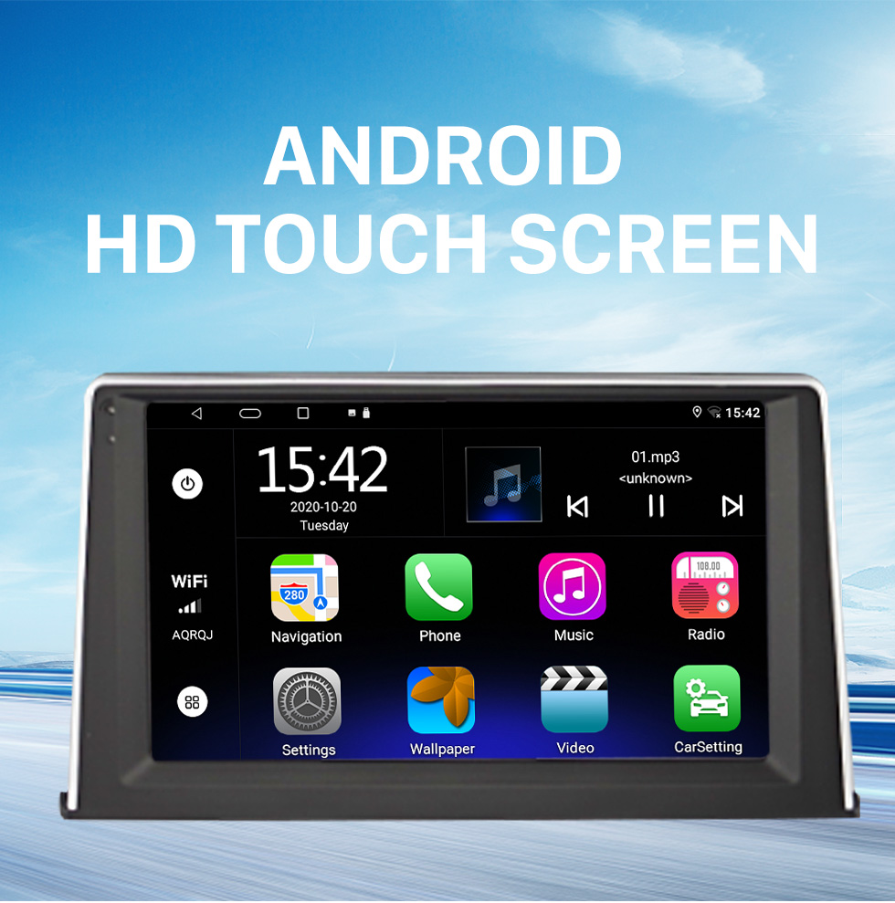 Seicane 9 Zoll Android 10.0 für 2014 CHANGAN CX20 Stereo-GPS-Navigationssystem mit Bluetooth-Touchscreen-Unterstützung Rückfahrkamera