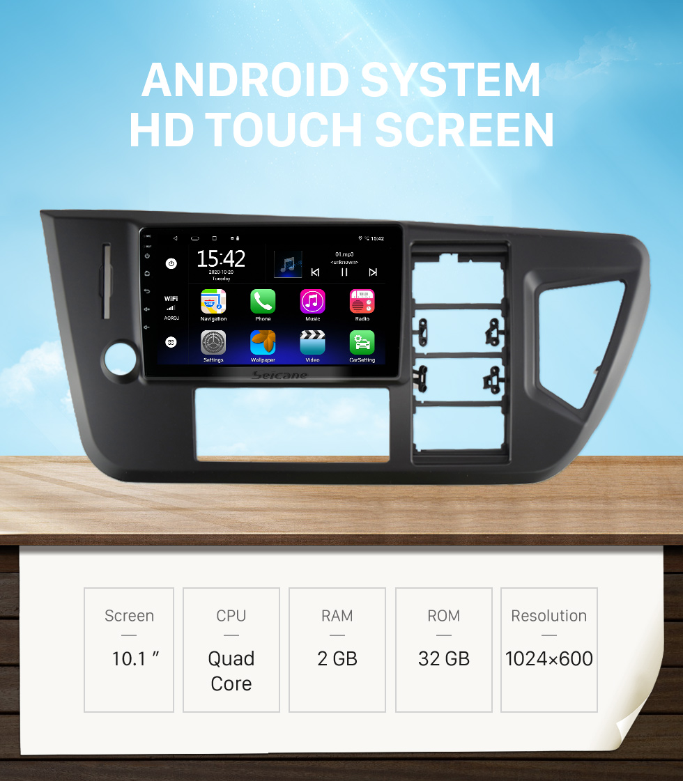 Seicane 10,1 Zoll Android 10.0 für 2019-2021 TOYOTA RAV4 LOW-END GPS-Navigationsradio mit Bluetooth HD Touchscreen WIFI-Unterstützung TPMS DVR Carplay Rückfahrkamera DAB+