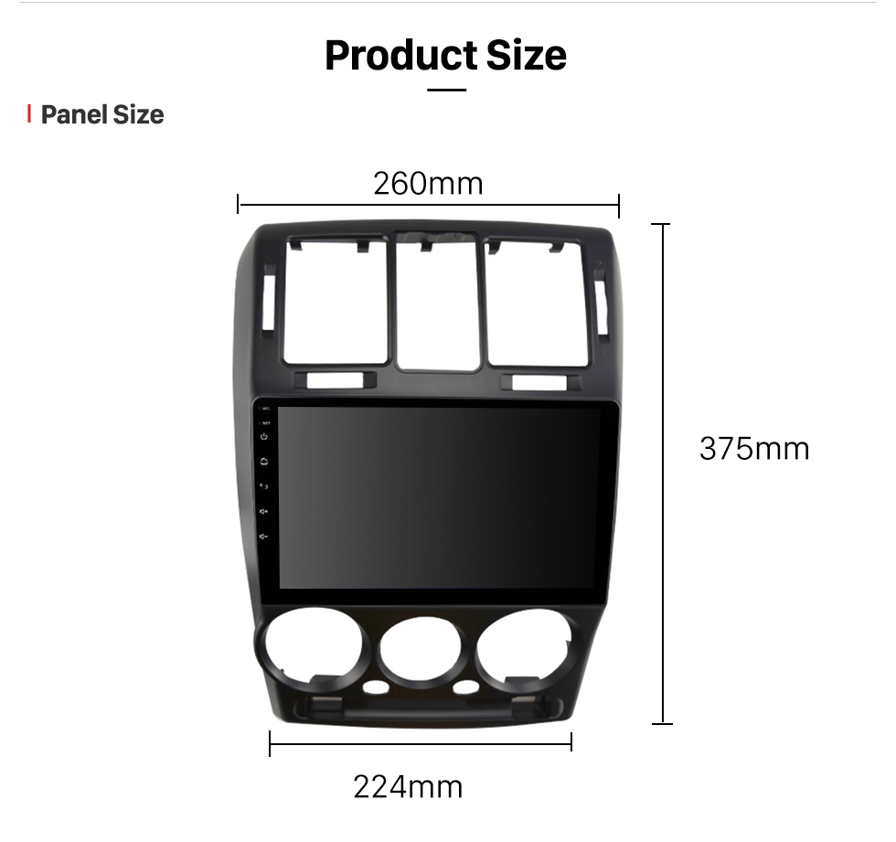 Seicane OEM 9-дюймовый Android 10.0 для HYUNDAI GETZ LHD Radio 2002-2011 GPS-навигационная система с сенсорным экраном HD Поддержка Bluetooth Carplay OBD2 DVR TPMS