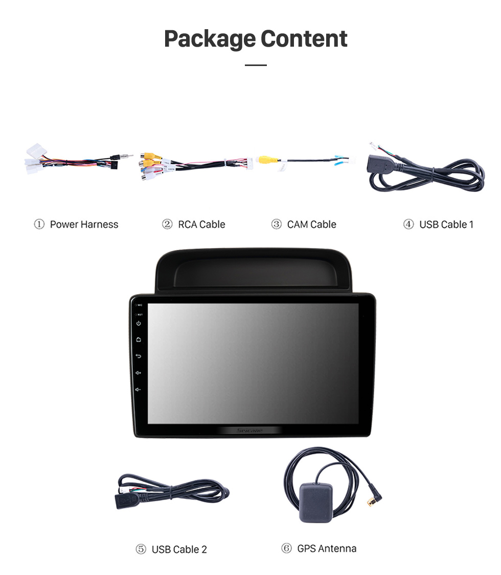 Seicane Todo en uno Android 10.0 10.1 pulgadas 1998 TOYOTA LC100 Radio de navegación GPS de GAMA ALTA con pantalla táctil Carplay Cámara de soporte Bluetooth Seicane Todo en uno Android 10.0 10.1 pulgadas 1998 TOYOTA LC100 Radio de navegación GPS de GAMA ALTA con pantalla táctil Carplay Cámara de soporte Bluetooth