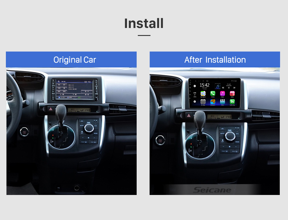 9 inch Android 14.0 for 2003-2008 TOYOTA WISH Stereo GPS