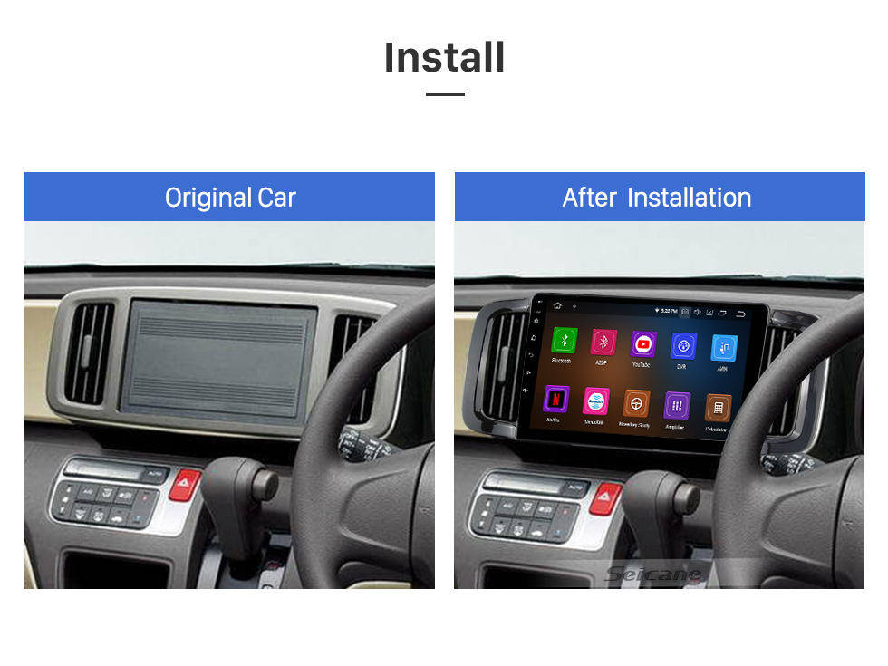 Seicane OEM 9 pulgadas Android 12.0 para 2012-2022 HONDA N ONE Radio Sistema de navegación GPS con pantalla táctil HD Soporte Bluetooth Carplay OBD2 DVR TPMS Seicane OEM 9 pulgadas Android 12.0 para 2012-2022 HONDA N ONE Radio Sistema de navegación GPS con pantalla táctil HD Soporte Bluetooth Carplay OBD2 DVR TPMS