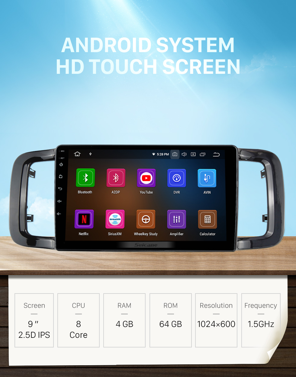 Seicane OEM 9 pulgadas Android 12.0 para 2012-2022 HONDA N ONE Radio Sistema de navegación GPS con pantalla táctil HD Soporte Bluetooth Carplay OBD2 DVR TPMS