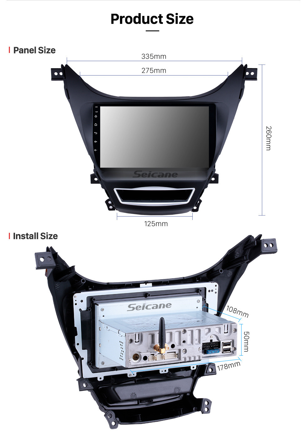 Seicane OEM 9 inch 2012 2013 Hyundai Elantra Android 9.0 Radio GPS navigation system with HD 1024*600 touch screen Bluetooth OBD2 DVR Rearview camera TV 1080P Video 3G WIFI DVD player Steering Wheel Control USB Mirror link Seicane OEM 9 inch 2012 2013 Hyundai Elantra Android 9.0 Radio GPS navigation system with HD 1024*600 touch screen Bluetooth OBD2 DVR Rearview camera TV 1080P Video 3G WIFI DVD player Steering Wheel Control USB Mirror link