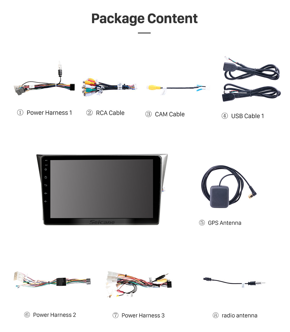 Seicane 9 inch Android 13.0  for 2002-2004 SUBARU IMPREZA WRX Stereo GPS navigation system  with Bluetooth OBD2 DVR TPMS Rearview Camera