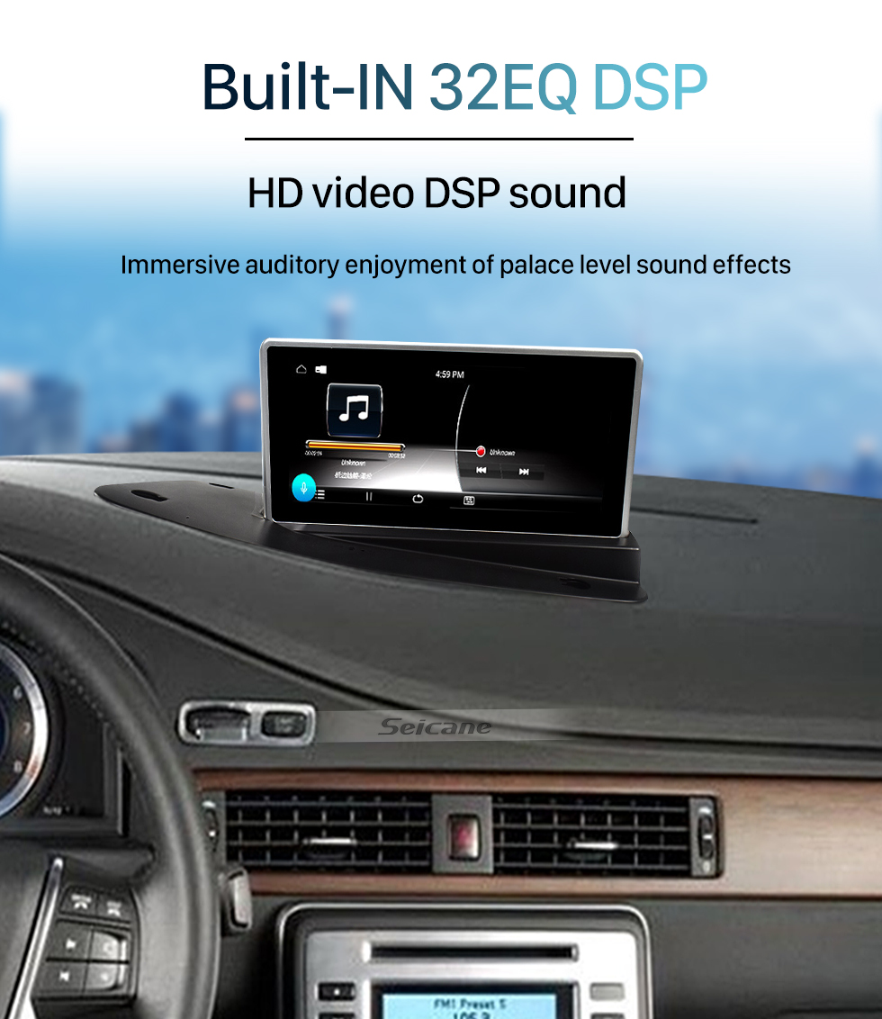 Seicane Rádio tudo-em-um com tela sensível ao toque de 9 polegadas Android 10.0 para 2013-2018 Toyota RAV4 direção esquerda 3G WiFi Bluetooth Música Sintonizador de TV AUX Controle do volante