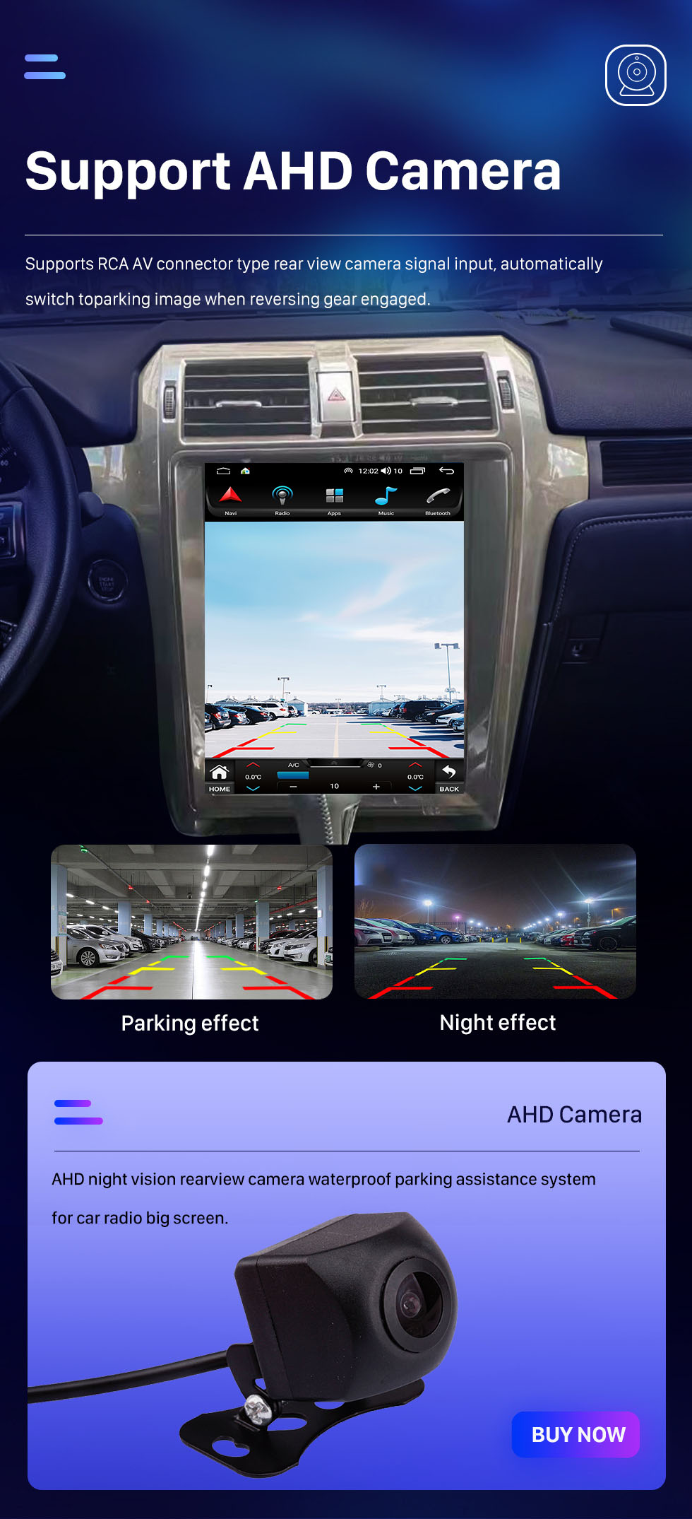 Seicane Radio del mercado de accesorios Android 10.0 de 15 pulgadas para 2010-2018 Lexus GX460 Radio Sistema de navegación GPS con pantalla táctil HD Soporte Bluetooth Carplay DVR