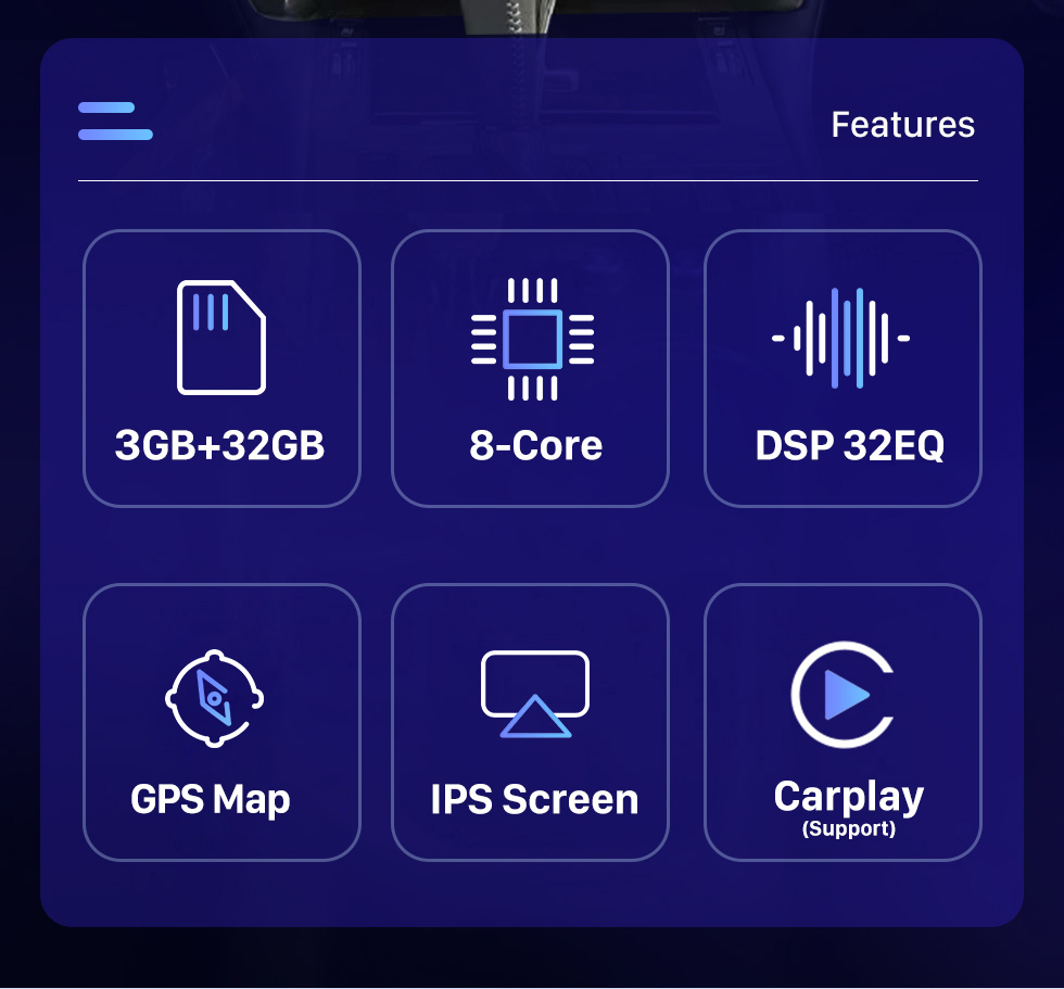 Seicane 15 Zoll Android 10.0 Aftermarket-Radio für 2010–2018 Lexus GX460 Radio GPS-Navigationssystem mit HD-Touchscreen-Bluetooth-Unterstützung Carplay DVR