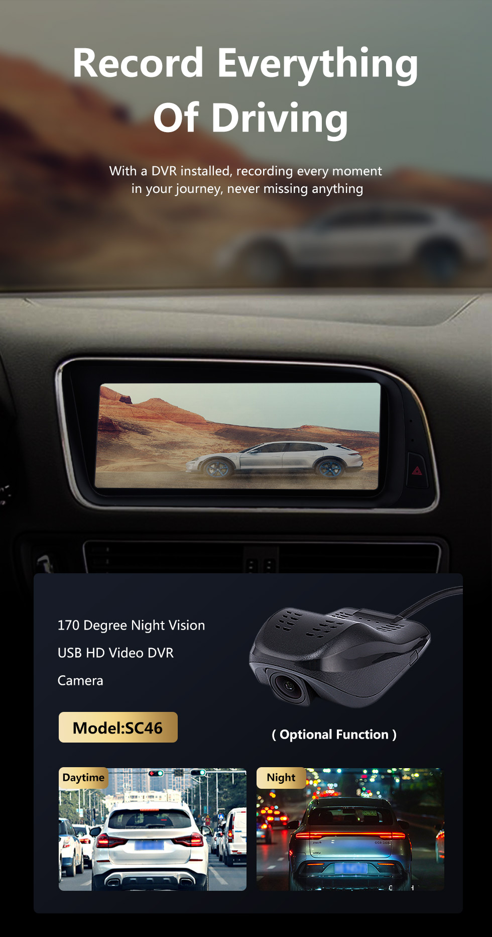 Seicane 8,8 Zoll Android 11.0 HD Touchscreen Radio für 2013-2015 AUDI Q5 GPS Navigation Upgrade Stereo Wifi Carplay USB Lenkradsteuerung