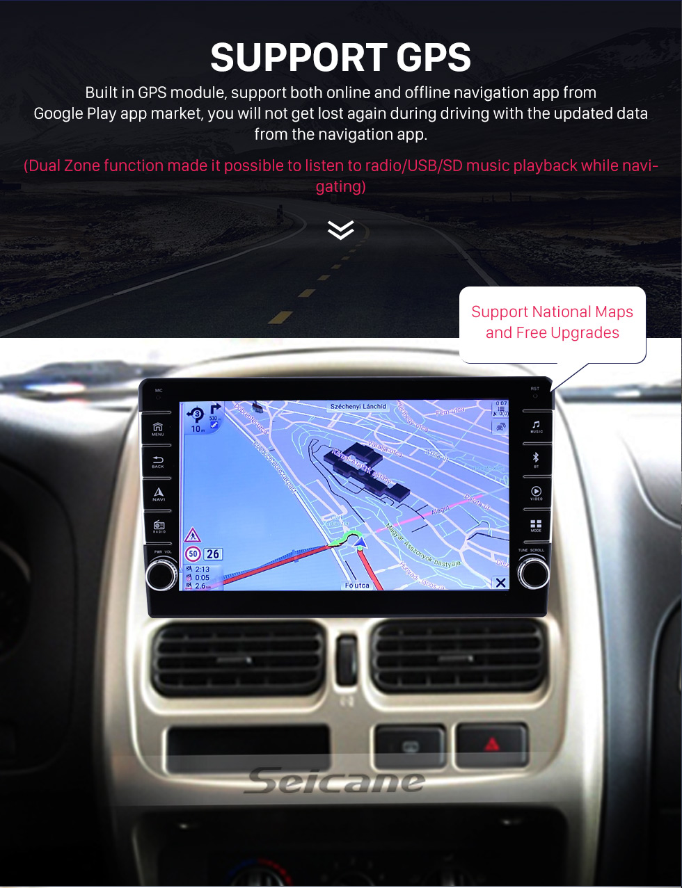 Seicane 8,8-дюймовый Android 10.0 для 2006-2010 Volvo S80 LHD Стерео GPS-навигационная система с Bluetooth OBD2 DVR TPMS Камера заднего вида