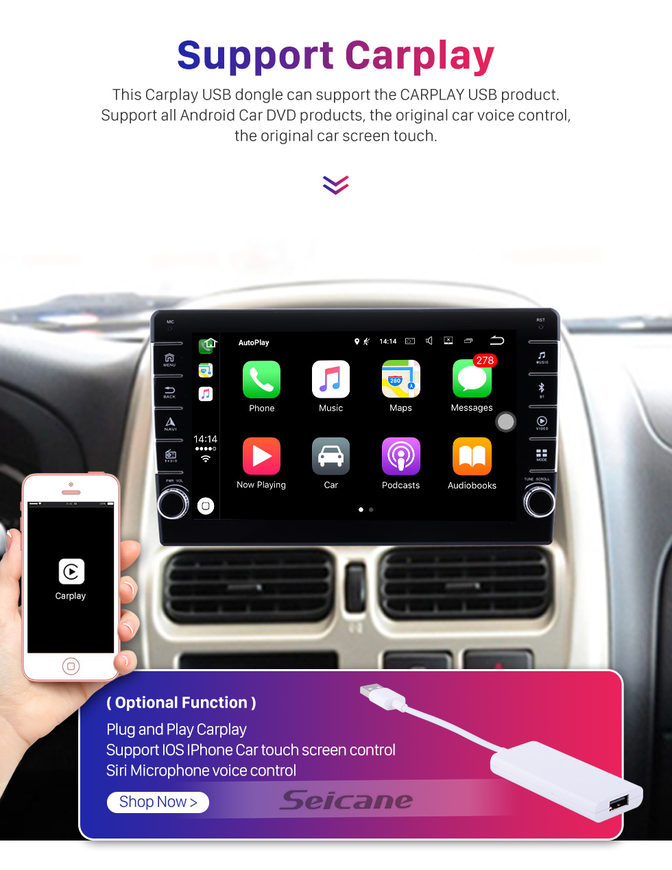 Seicane 8,8 Zoll Android 10.0 für 2006-2010 Volvo S80 LHD Stereo GPS Navigationssystem mit Bluetooth OBD2 DVR TPMS Rückfahrkamera Seicane 8,8 Zoll Android 10.0 für 2006-2010 Volvo S80 LHD Stereo GPS Navigationssystem mit Bluetooth OBD2 DVR TPMS Rückfahrkamera