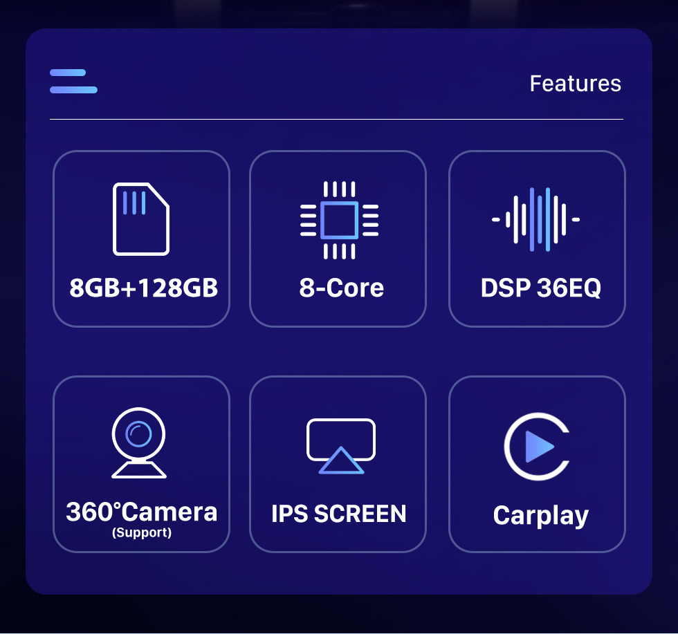 Seicane Radio de navegación GPS con pantalla táctil Android 10.0 HD de 12,1 pulgadas para TOYOTA PRADO 2010-2013 con Bluetooth Carplay