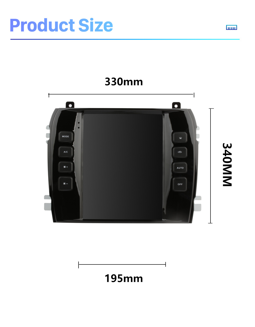 Seicane OEM 9.7 pulgadas Android 10.0 Radio de navegación GPS para Jaguar XJ 2004-2008 Estéreo con Carplay Soporte Bluetooth Cámara AHD Control del volante