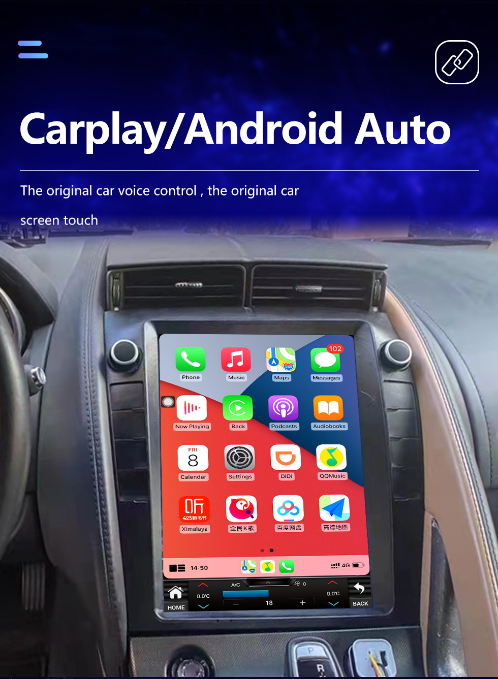 Seicane OEM 9.7 inch Android 10.0 for 2013 Jaguar F-TYPE XJ Radio GPS Navigation System With HD Touchscreen Carplay Bluetooth support DVR TPMS OBD2 Seicane OEM 9.7 inch Android 10.0 for 2013 Jaguar F-TYPE XJ Radio GPS Navigation System With HD Touchscreen Carplay Bluetooth support DVR TPMS OBD2
