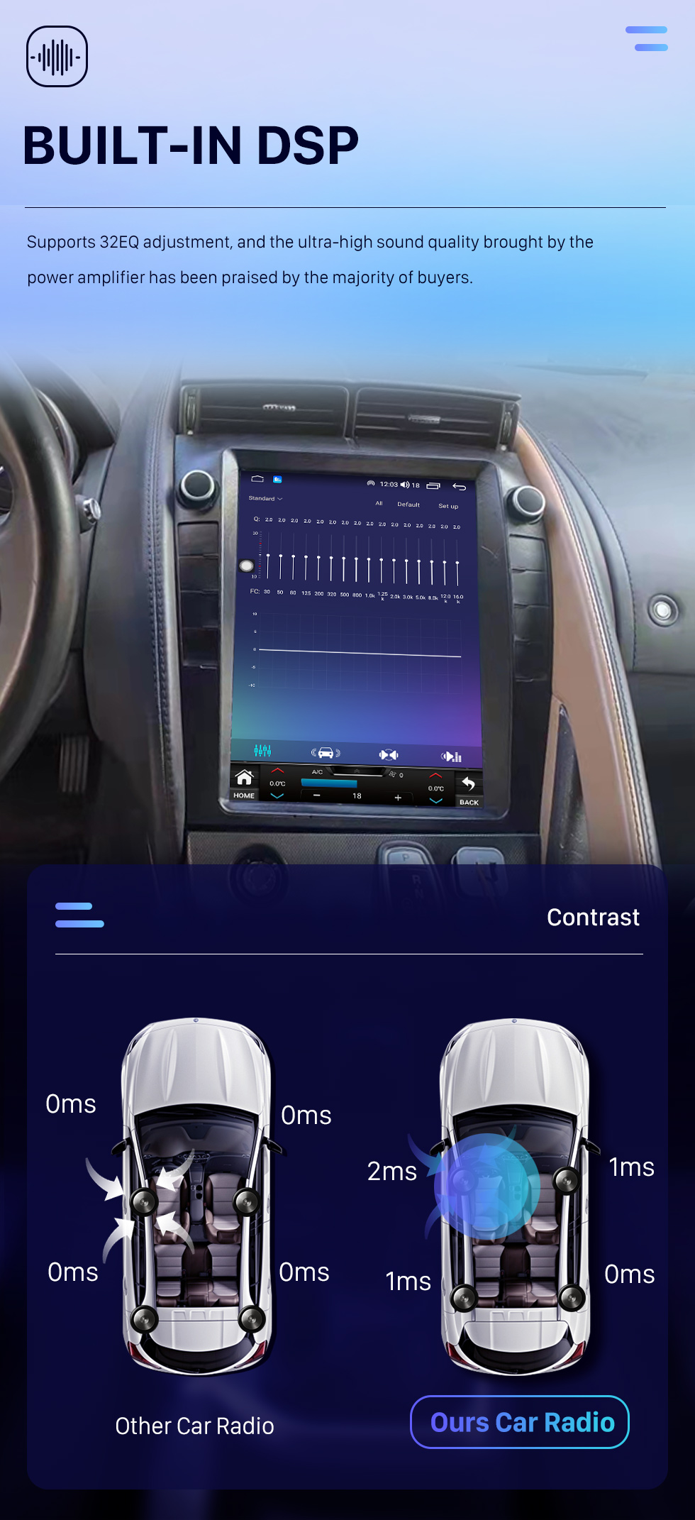 Seicane OEM 9,7-дюймовый Android 10.0 для 2013 Jaguar F-TYPE XJ Radio GPS-навигационная система с сенсорным экраном HD Поддержка Carplay Bluetooth DVR TPMS OBD2