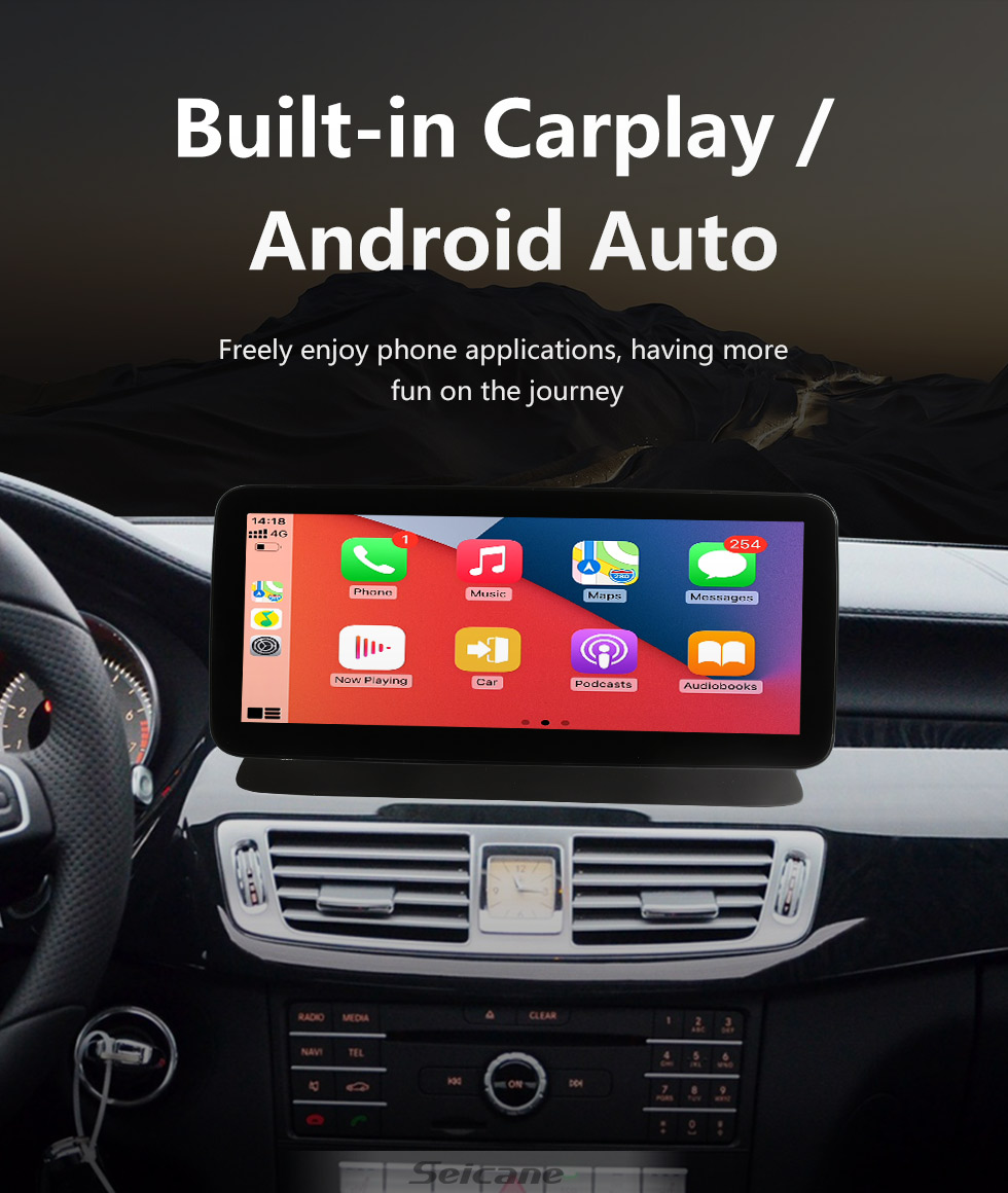 Seicane Carplay 12.3 pulgadas Android 11.0 para 2010-2015 2016 2017 Mercedes CLS W218 CLS300 CLS350CLS 550 CLS250 CLS500 CLS220 CLS320 CLS260 CLS400 Radio Bluetooth Pantalla táctil Sistema de navegación GPS