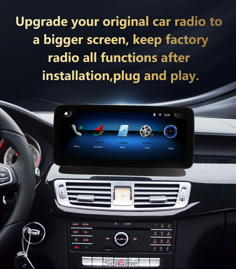 12.3'' Touchscreen Car Stereo for 2010-2015 2016 2017 Mercedes CLS W218  CLS300 CLS350CLS 550 CLS250 CLS500 CLS220 CLS320 CLS260 CLS400 radio  replacement upgrade bluetooth carplay android auto